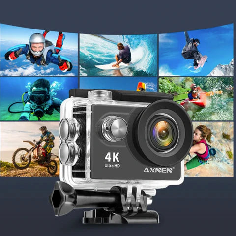 CAMARA SPORT ACTION 4K CON BLUETOOTH